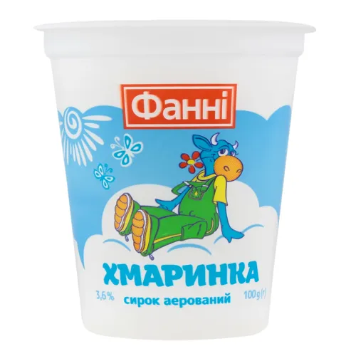 Сирок 3.6% аерований Хмаринка Фанні ст 100г