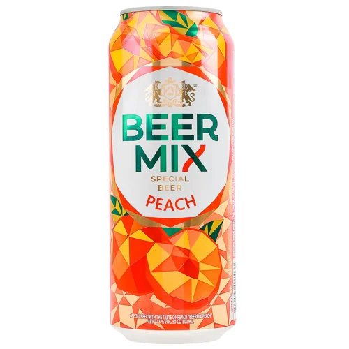 Пиво Beer Mix Персик 2,4% 0,5л