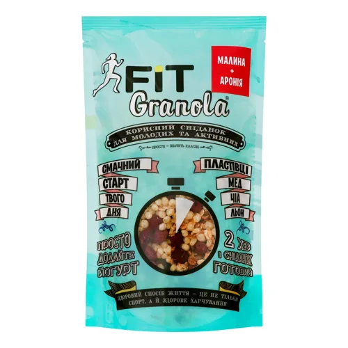 Гранола Малина+аронія Fit Granola д/п 125г