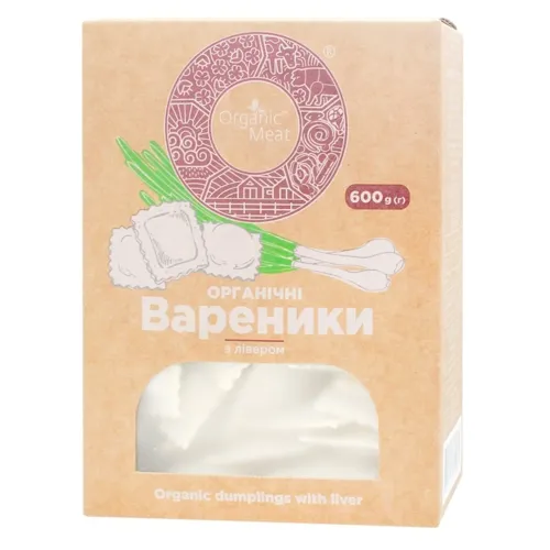 Вареники Organic Meat з лівером 600г