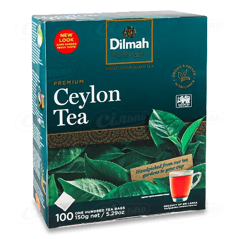 Чай Dilmah «Преміум» без ярлика, 100*1,5г