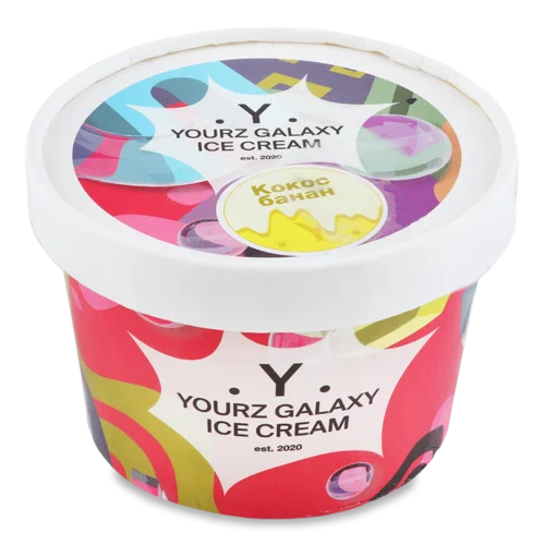 Морозиво Yourz Galaxy Кокос-Банан, в/ґ, 500г