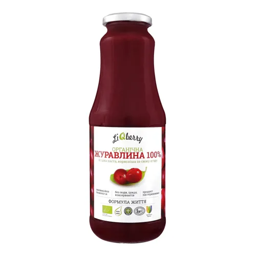 Паста ягідна Журавлина LiQberry 1кг