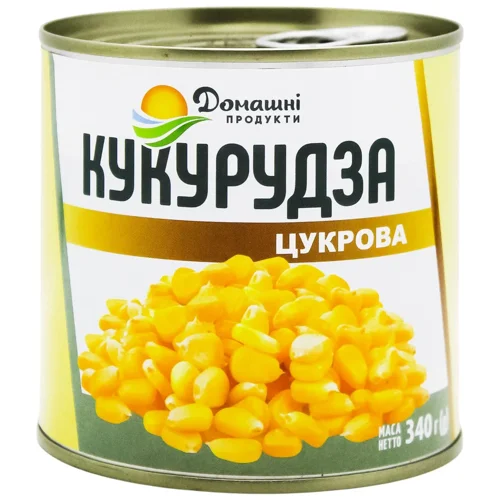 Кукурудза Домашні продукти цукрова 340г