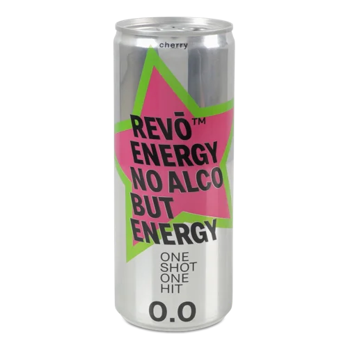 Напій Енергетичний Безалкогольний Сильногазований Вишня Енерджі, з/б 250мл