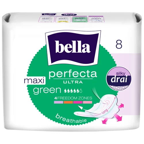 Прокладки гігієнічні Bella Perfecta Ultra maxi green 8шт