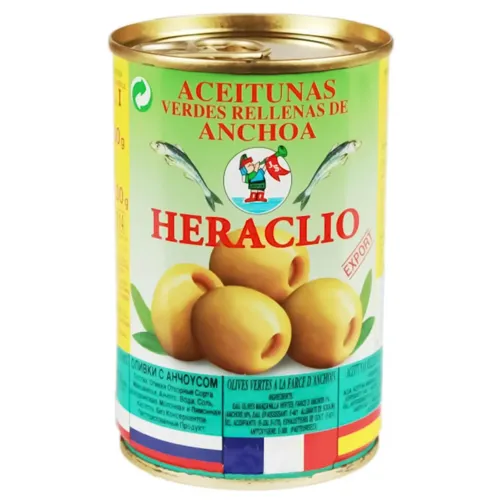 Оливки Heraclio з анчоусом 300г
