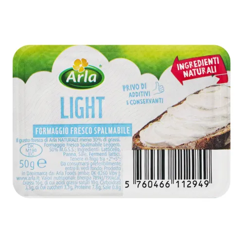 Крем-сир 50% Легкий Arla п/у 50г