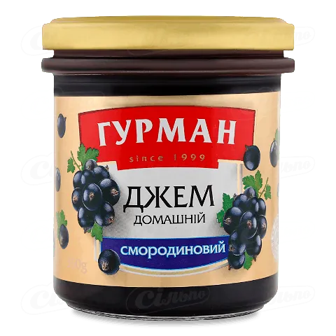 Джем смородиновий Гурман, 350г