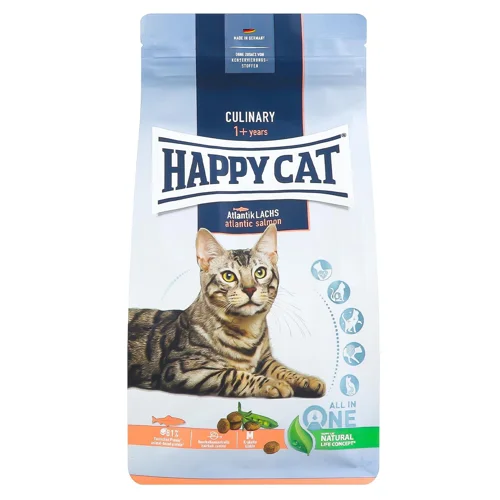Корм сухий Happy Cat Culinary з атлантичним лососем для котів від 1 року 300г