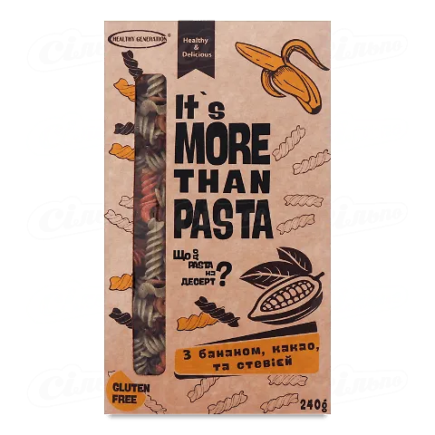 Вироби макаронні Healthy Generation банан без глютену, 240г