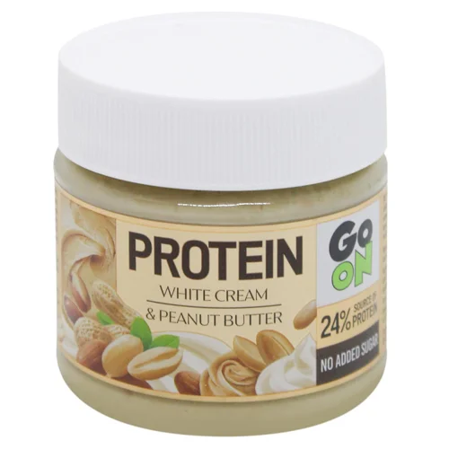 Паста арахісова Go On Protein з білим кремом 180г