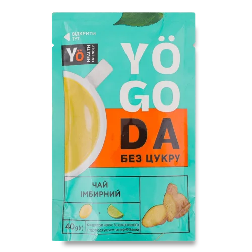 Чай Імбирний Без Цукру, Концентрат Напою Пастеризований, д/п 40г