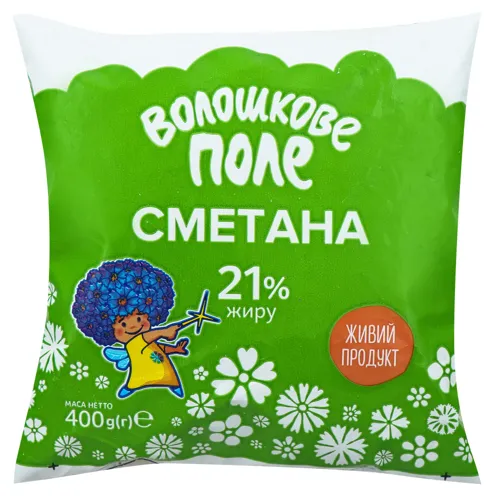 Сметана 21% Волошкове поле м/у 400г