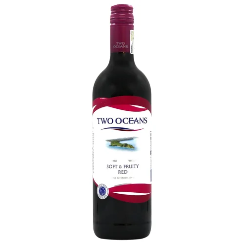 Вино Two Oceans Soft&Fruity Red червоне сухе 13,5% 0,75л