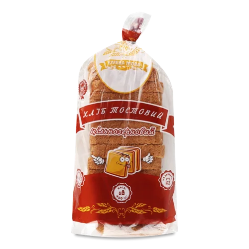 Хліб Тостовий Цільнозерновий, м/у 450г
