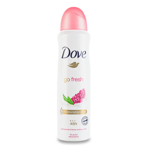 Антиперспірант Аерозоль Pomegranate & Lemon Verbena Scent Go Fresh Dove, 150мл