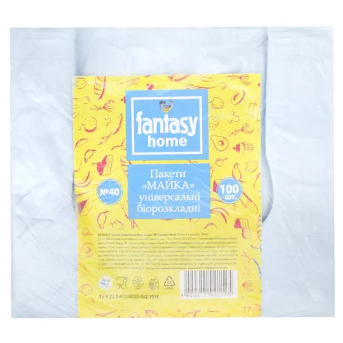 Пакети-майка Fantasy №40 біорозкладні 22x40см 100шт