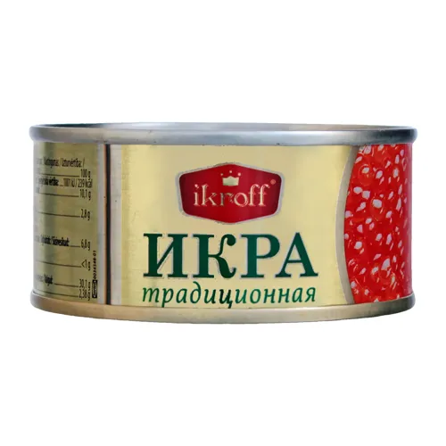 Ікра горбуші Традиційна Ikroff з/б 95г