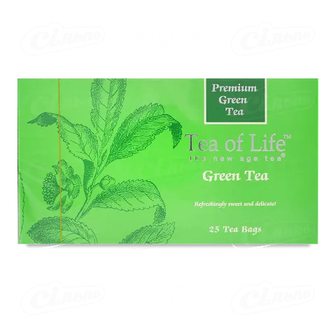Чай зелений Tea of Life, 25*2г/уп