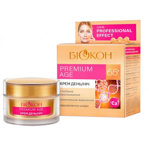 Крем для обличчя Біокон Professional Effect Premium Age 65+ день/ніч 50мл