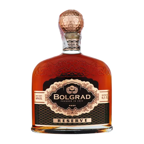 Коньяк 0.5л 40% 4 зірки Reserve Bolgrad пл