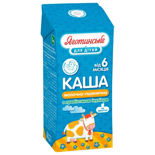 Каша Яготинське для дітей Молочно-пшенична 2% 200г