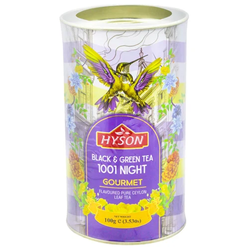 Чай Хайсон 100 г туб. чорний/зелений 1001 ніч И623 (Шрі-Ланка)
