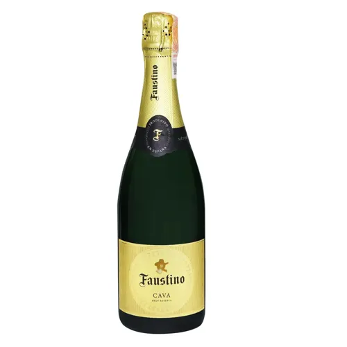 Вино ігристе Faustino Cava біле сухе 11,5% 0,75л