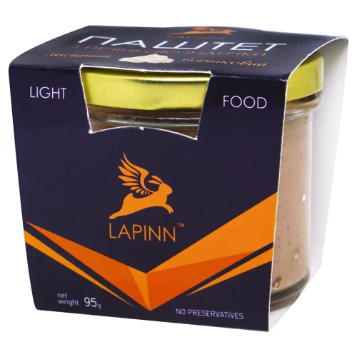 Паштет Lapinn з печінкою індички 95г