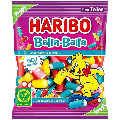 Цукерки Haribo Balla-Balla жувальні 160г