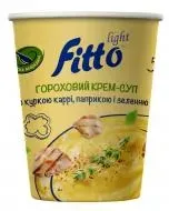 Крем-суп Fitto Light Гороховий з куркою каррі, паприкою і зеленню 40г