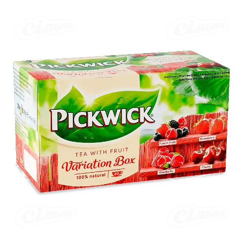 Чай чорний Pickwick Асорті з ягодами 4х5х1,5г, 30г