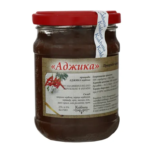 Приправа червона Аджика Kukhana с/б 270г