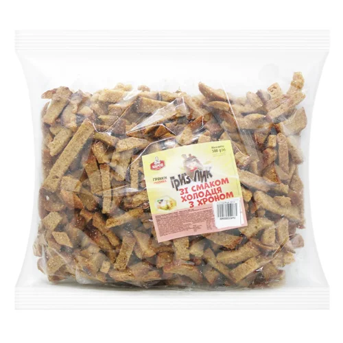 Грінки житні смак холодцю з хріном Мирон 500г