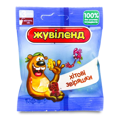 Сластики Хітові Звіряшки, В/ґ, 35г