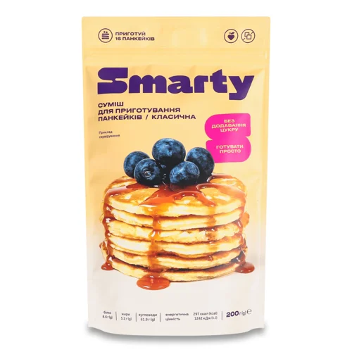 Суміш Smarty для приготування панкейків класична,200г