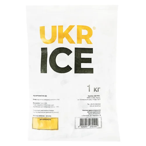 Лід Ukr Ice харчовий 1кг