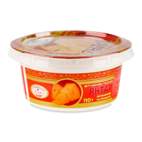 Сир Плавлений Пастоподібний Янтар Козуб Продукт, ст 110г, Жирність 60%