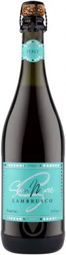 Вино ігристе червоне натуральне солодке San Mare Lambrusco dell'Emilia Rosso 0.75л
