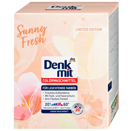 Пральний порошок Denkmit Sunny Fresh Color 1,3кг