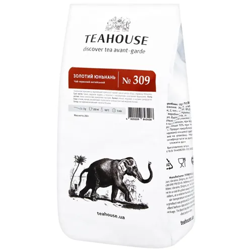 Чай Teahouse Золотий Юньнань №309 червоний китайський 250г