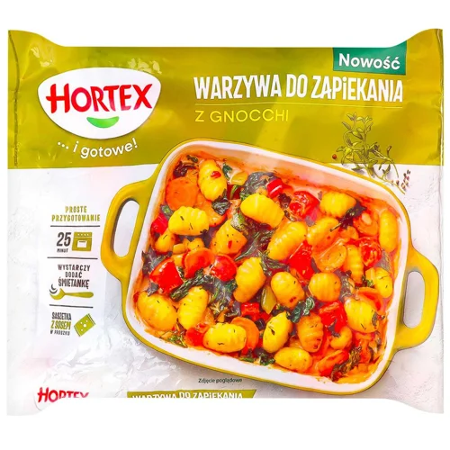 Овочі для запікання Hortex з ньоккі глибокозаморожені 450г