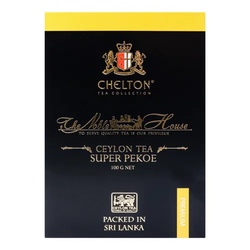 Чай чорний цейлонський листовий Super Pekoe The Noble House Chelton к/у 100г
