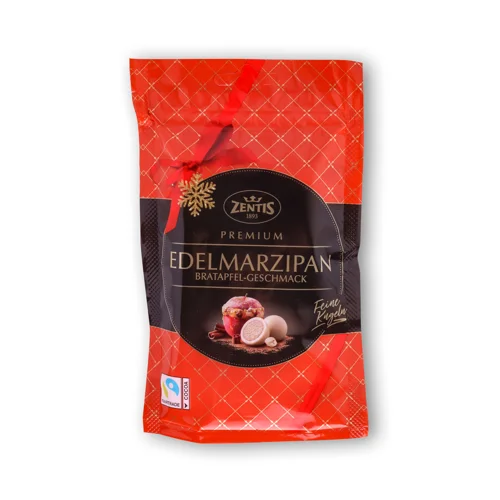 Цукерки Zentis Марципанові кульки смак печених яблук 90г