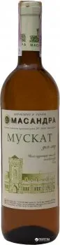 Вино Масандра Мускат Дель Мар біле полусолодке 0.75л 9-13%