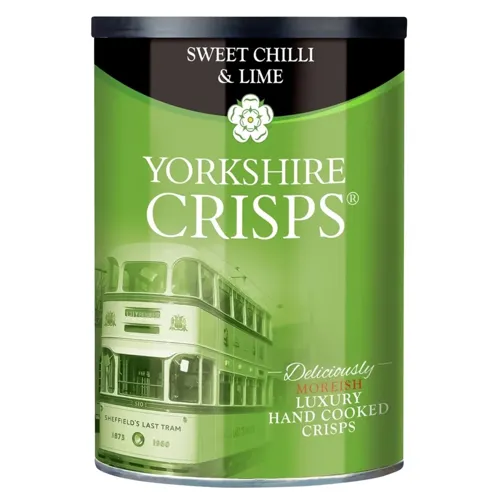 Чіпси Yorkshire Crisp з солодким чілі та лаймом 100г