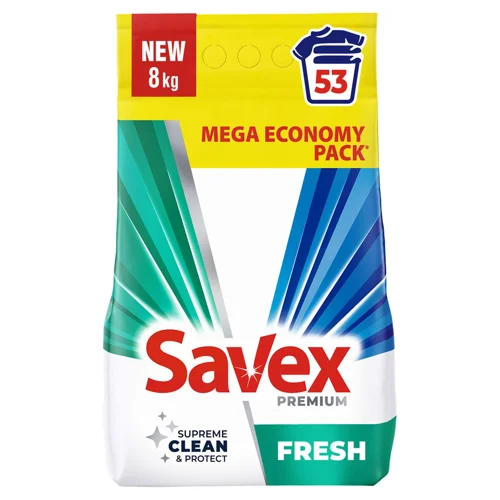 Пральний порошок Savex Premium Fresh 8кг