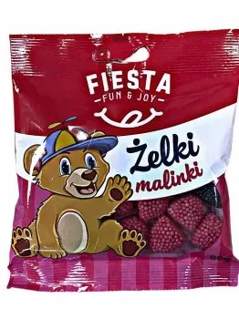 Жувальні цукерки малина Fiesta 80г