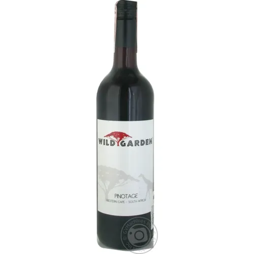Вино Wild Garden Pinotage червоне сухе 13,5% 0,75л